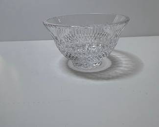 Waterford Crystal Colleen Diamond Pattern Footed Bowl