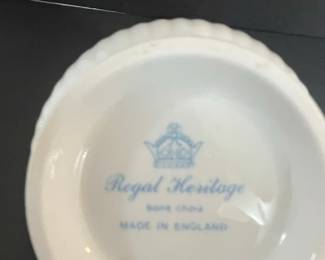 Regal Heritage Bone China Teacup with Rose Decoration