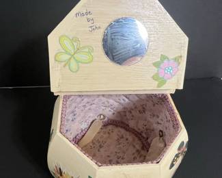 Annie Laurie Originals Hand-Painted Wooden Keepsake Box