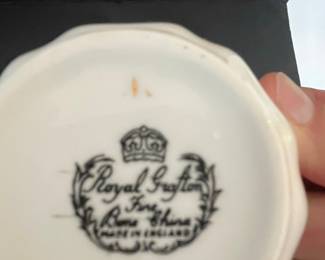Royal Grafton "Blue Orchid" Teacup