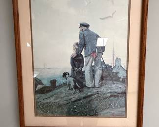 Norman Rockwell "Outward Bound" Print