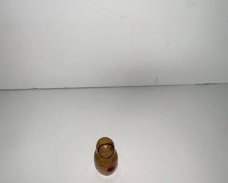 Set of 6 Hand-Painted Wooden Matryoshka Dolls