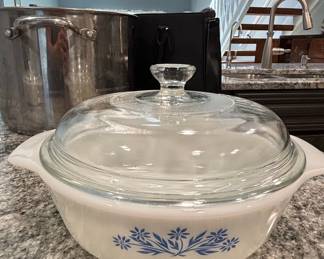 CorningWare "Blue Cornflower" Casserole Dish with Lid