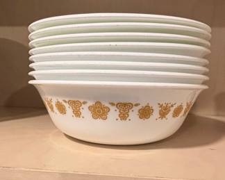 Corelle Butterfly Gold Mixing Bowls