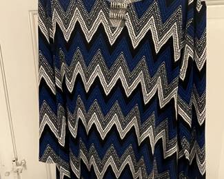 Sami & Jo Women's Chevron Print Blouse