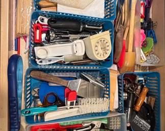 Assorted Kitchen Gadgets and Utensils