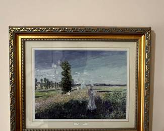 Claude Monet "La Promenade (The Walk, Argenteuil)" Print