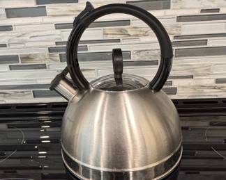 Mr. Coffee Flintshire Stainless Steel Whistling Tea Kettle