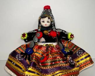 Afghan Woman Doll in Traditional Attire