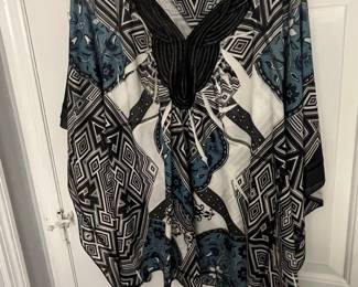 Tori & Liz Collection Women's Kaftan Tunic Top
