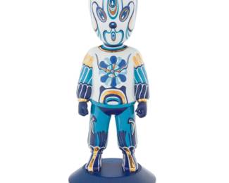 268 Kzeng Jiang (21st Century) A Porcelain figure from "The Guest" series for Lladró (big sculpture), 2022 Edition: 85/300 Printed title and signature to underside, hand numbered Painted porcelain on resin base Overall: 20.25" H x 7.375" Dia. Estimate: $800 - $1,200