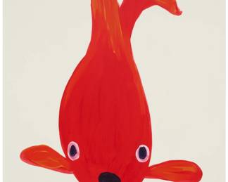 353 David Shrigley (b. 1968) "Enjoy Each Moment," 2022 Screenprint in colors with varnish overlay on Somerset Tub paper Edition: 28/125 Initialed, dated, and numbered in pencil verso: DS 2022 Sheet: 30" H x 22.125" W; Sight: 29.625" H x 21.625" W Estimate: $1,000 - $1,500