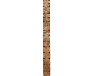 327 Otto Rigan (b. 1950) Untitled (Column), circa 1980s Petrified rock and glass on stone base Appears unmarked 92" H x 12" W x 12" D Estimate: $1,000 - $2,000