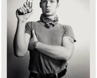 281 Ryan Weideman (b. 1941) "'Black Eye/True Love Baby' Diamond Dave, Yellow Checker Cab, New Orleans, LA, February 1996," 1997 Gelatin silver print on paper Edition: 1/15 Signed, titled, dated, numbered, and with other numeric notations in pencil, verso: Ryan Weiderman 1997 © / "K-3/ 16 / 37 / P-59 / BSG 320.1a" Image: 18.25" H x 14.25" W; Sheet: 20" H x 16.125" W Estimate: $200 - $300