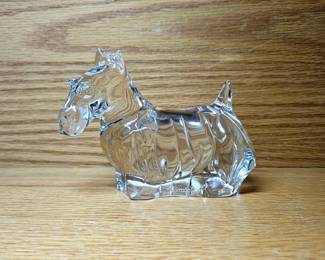 Baccarat Vintage Crystal Scotty Dog