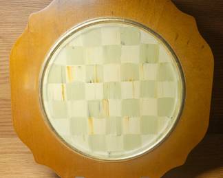  MacKenzie-Childs Gold Leafed Charger 1983.