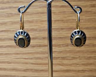 Vintage Sterling & Gilt Earrings