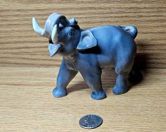 Royal Copenhagen Porcelain Elephant No. 2998.