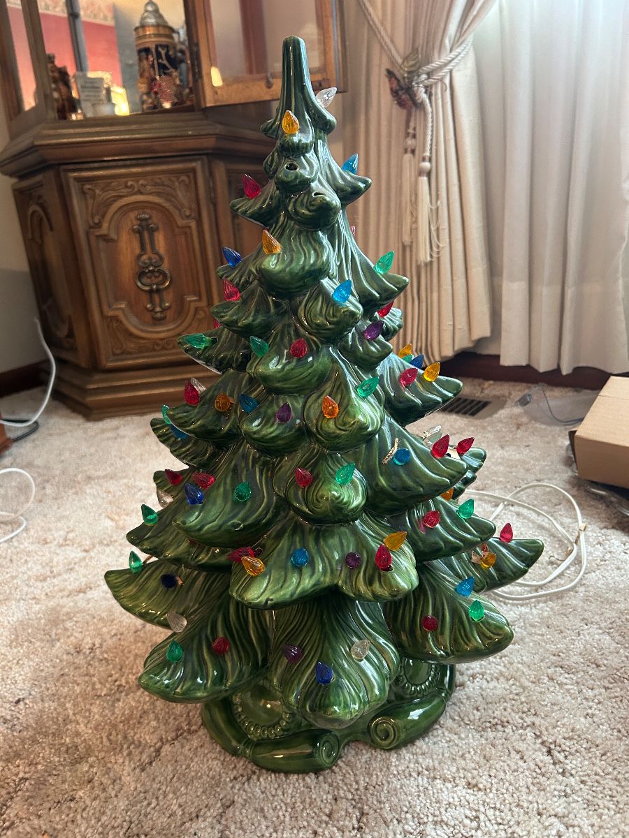 Large musical ceramic tree
