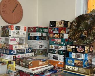 Lots of puzzles, games and cards