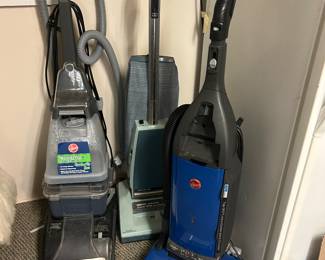 Vacuums and rug cleaner