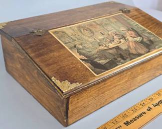 Handmade decoupage letter box