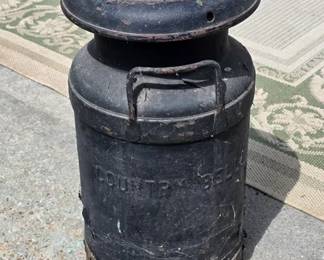 Country Belle milk can, based in Pittsburgh, PA