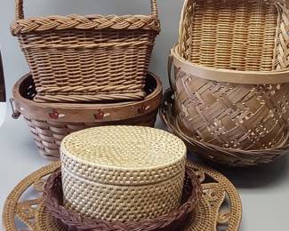 Assorted baskets