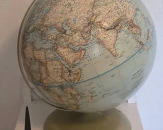 Vintage Rand McNally globe