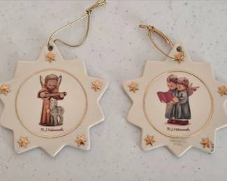 Goebel Hummel Christmas ornaments with boxes
