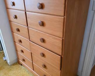 Tall Vermont-made chest of drawers