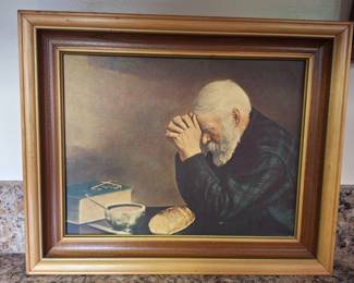 Framed print, 'Grace', by Eric Enstrom