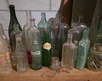 Various collector bottles