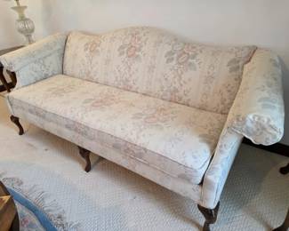 Vintage Flexsteele camel back sofa
