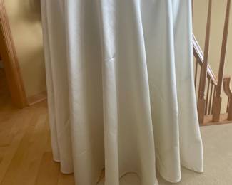 Bistro tables w/skirts