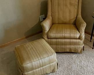 Chair and ottoman
