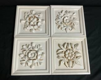 Alabaster Floral Tiles