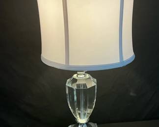 Crystal Tea Lights And Lamp