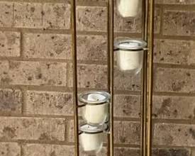 Tall Metal Candle Holder