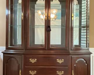 Ethan Allen Lighted Cabinet
