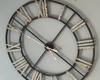 Large Decorative Skeleton Clock