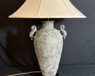 Mid Century Asian Dragon Lamp