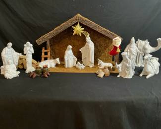 Nativity  Manger Display