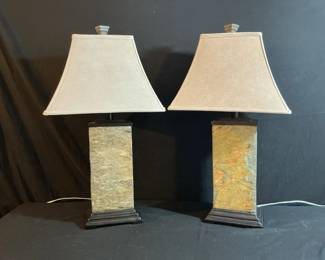 Kenroy Natural Slate Table Lamp