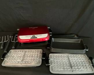 George Foreman Grilling Machine And Accessories