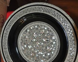 Beautiful Wooden Inlay Bowl 