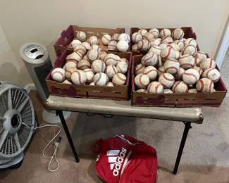 BASEBALLS, BACKPACK, FAN & HEATER