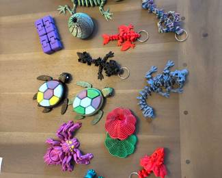 KEY RINGS & OTHER 3D PRINTER ITEMS