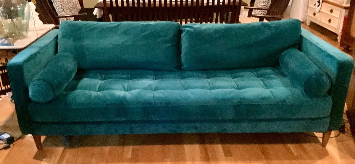 Gorgeous Teal Velvet.