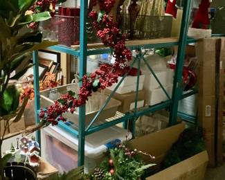 Too much Christmas decor to show. Battery operated candles, angels….